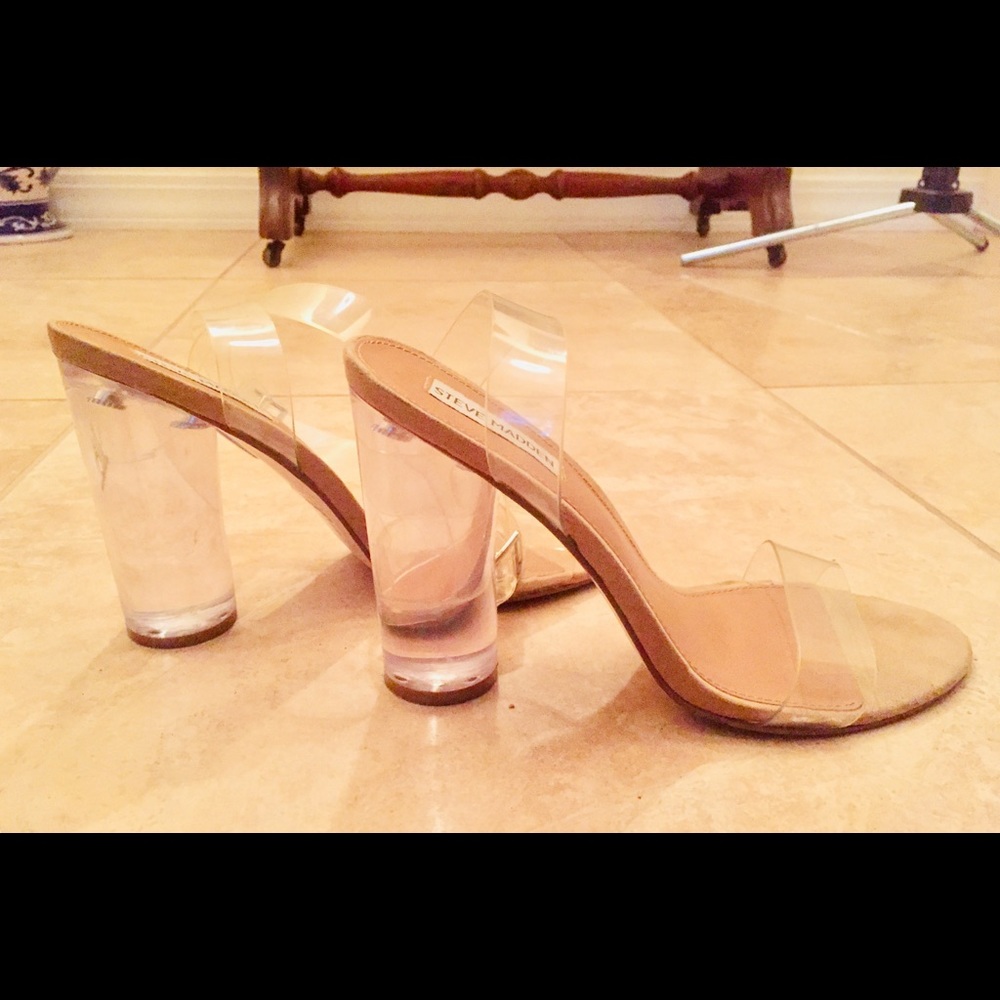 Steve Madden Crystal Clear Heels